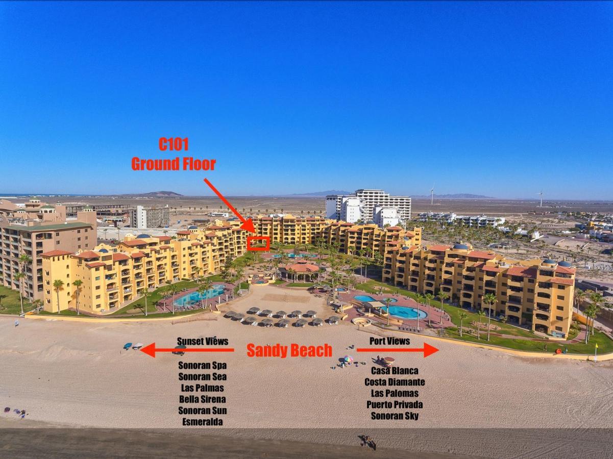 Princesa De Penasco Condo C101 Sandy Beach Пуэрто-Пеньяско Экстерьер фото